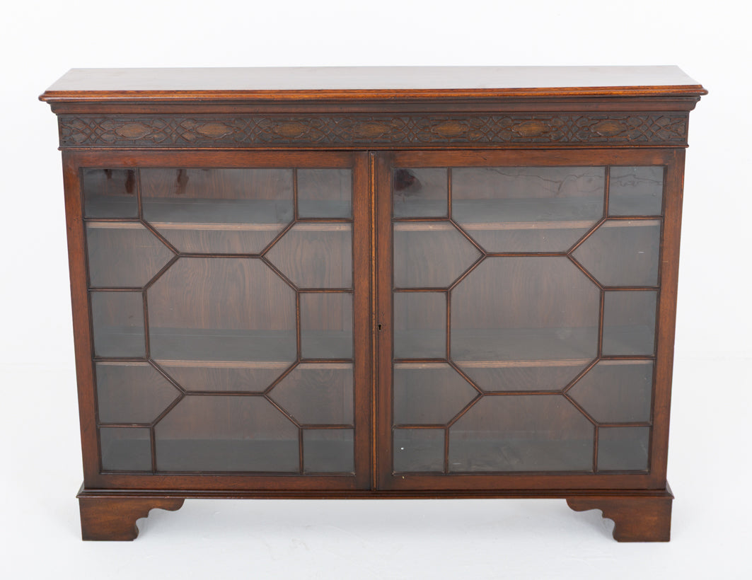 Mahogany Georgian Glazed Side Cabinet