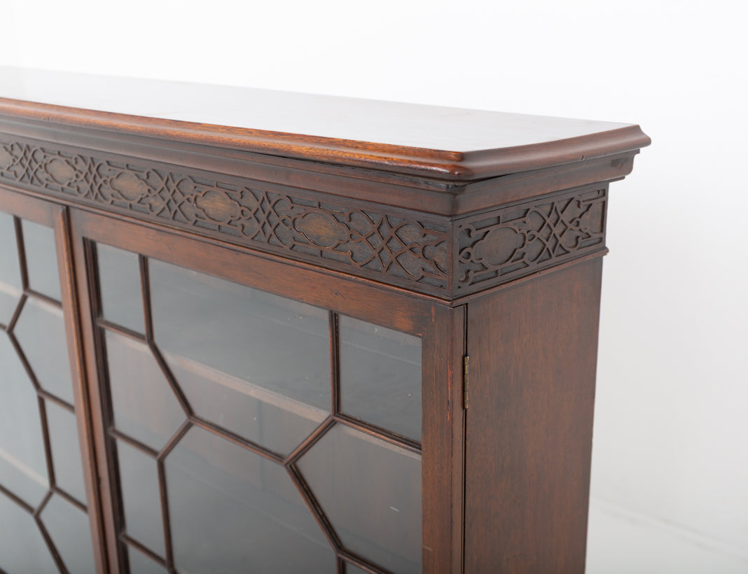 Mahogany Georgian Glazed Side Cabinet