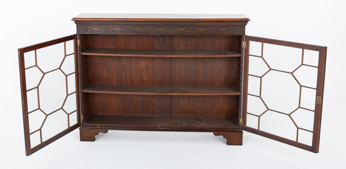 Mahogany Georgian Glazed Side Cabinet