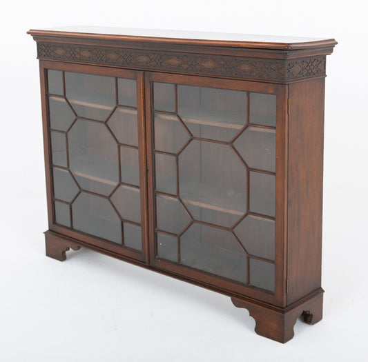 Mahogany Georgian Glazed Side Cabinet