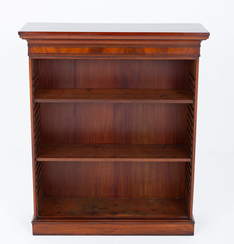 Mahogany Georgian Open Bookcase
