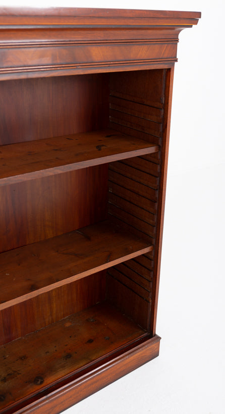 Mahogany Georgian Open Bookcase