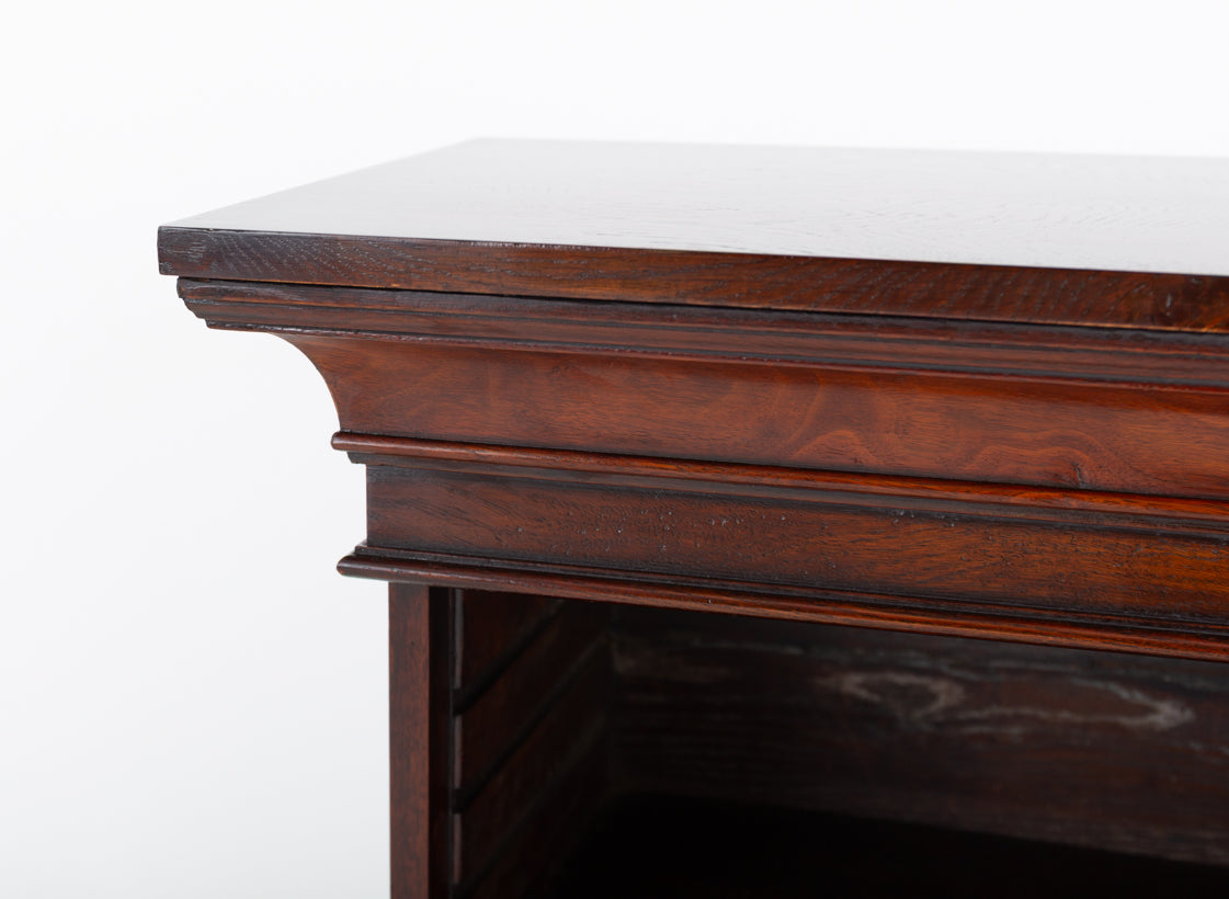 Georgian Oak Open Bookcase