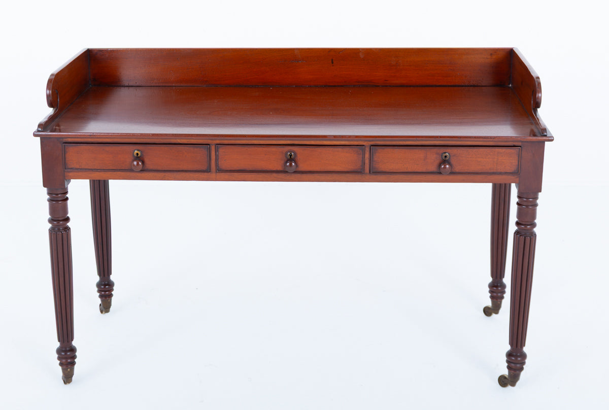 Regency Mahogany Tray Top Side Table