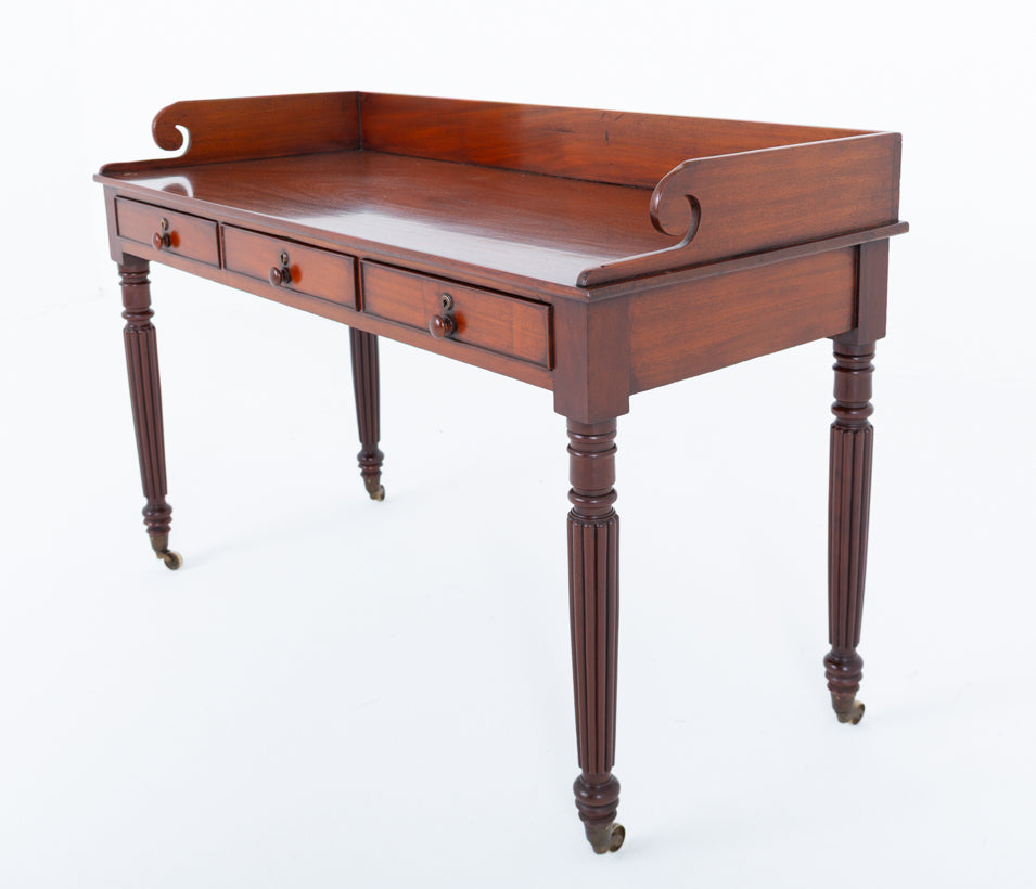 Regency Mahogany Tray Top Side Table