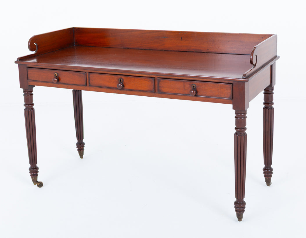 Regency Mahogany Tray Top Side Table