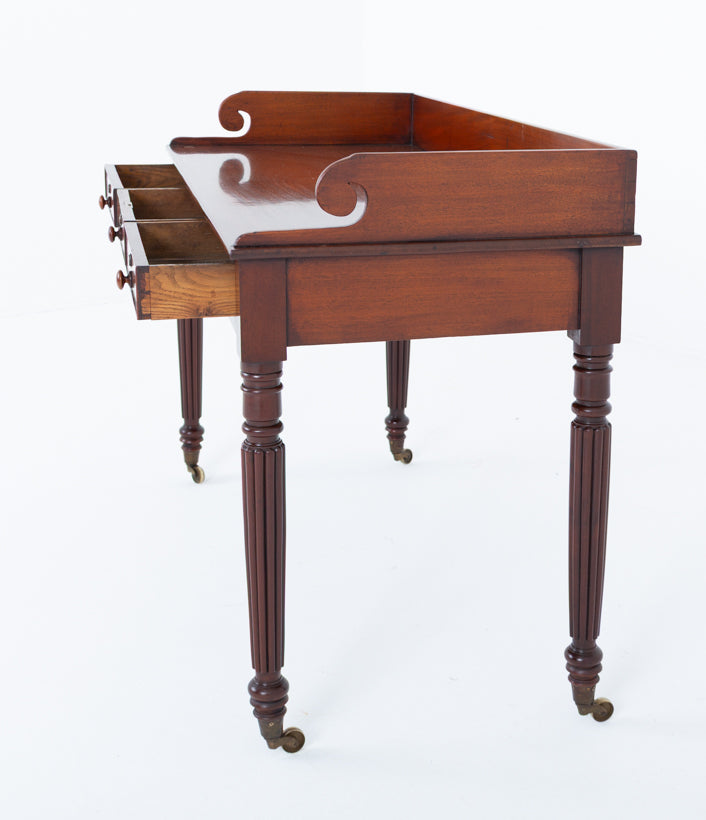Regency Mahogany Tray Top Side Table