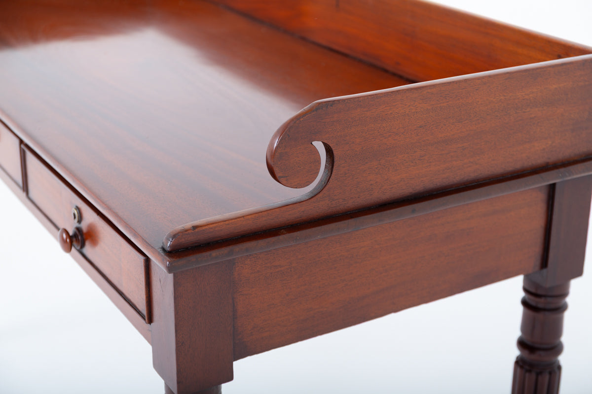 Regency Mahogany Tray Top Side Table