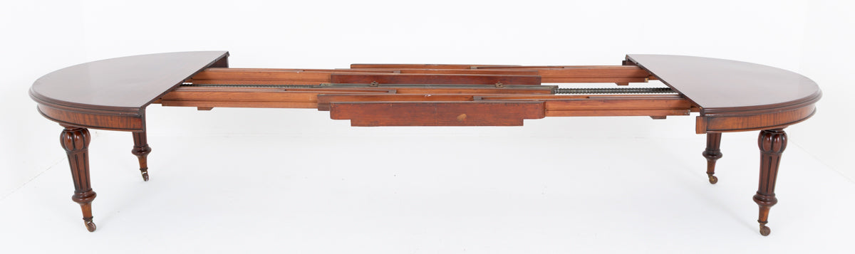 Wonderful William IV Large Mahogany Extending Dining Table