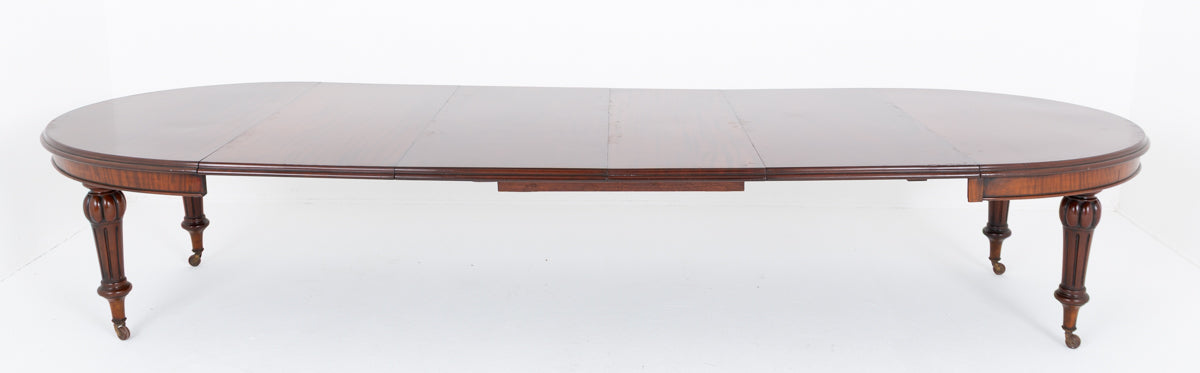 Wonderful William IV Large Mahogany Extending Dining Table