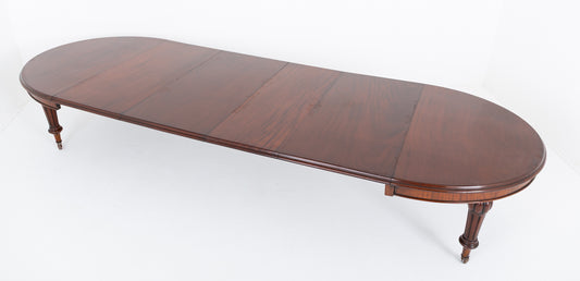 Wonderful William IV Large Mahogany Extending Dining Table