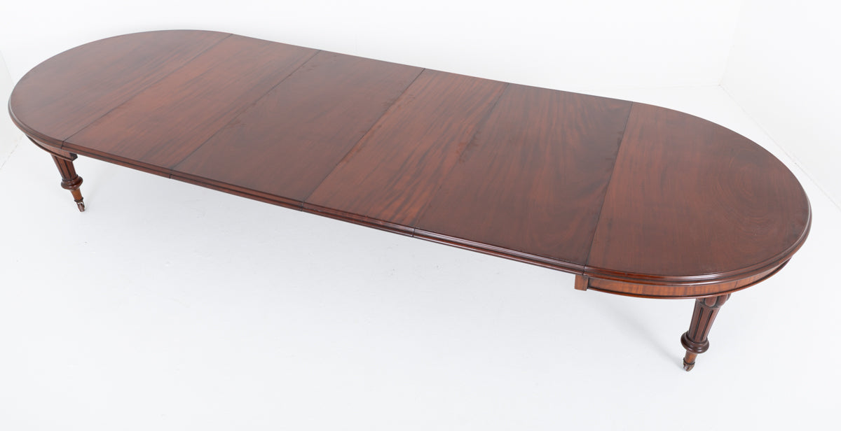 Wonderful William IV Large Mahogany Extending Dining Table