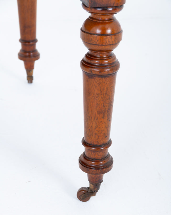 Victorian Mahogany 6 Drawer Writing Table