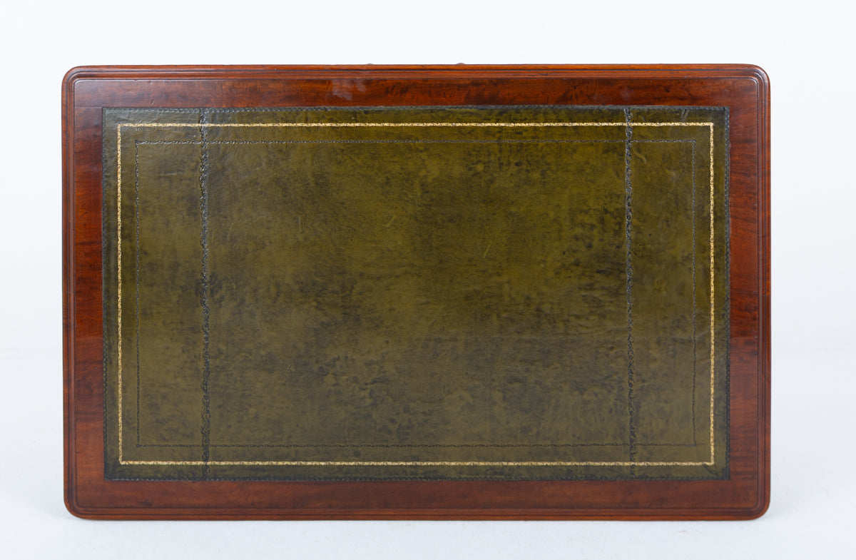 Victorian Mahogany 6 Drawer Writing Table