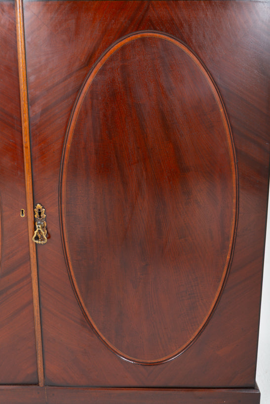 Georgian Mahogany 2 Door Side Cabinet