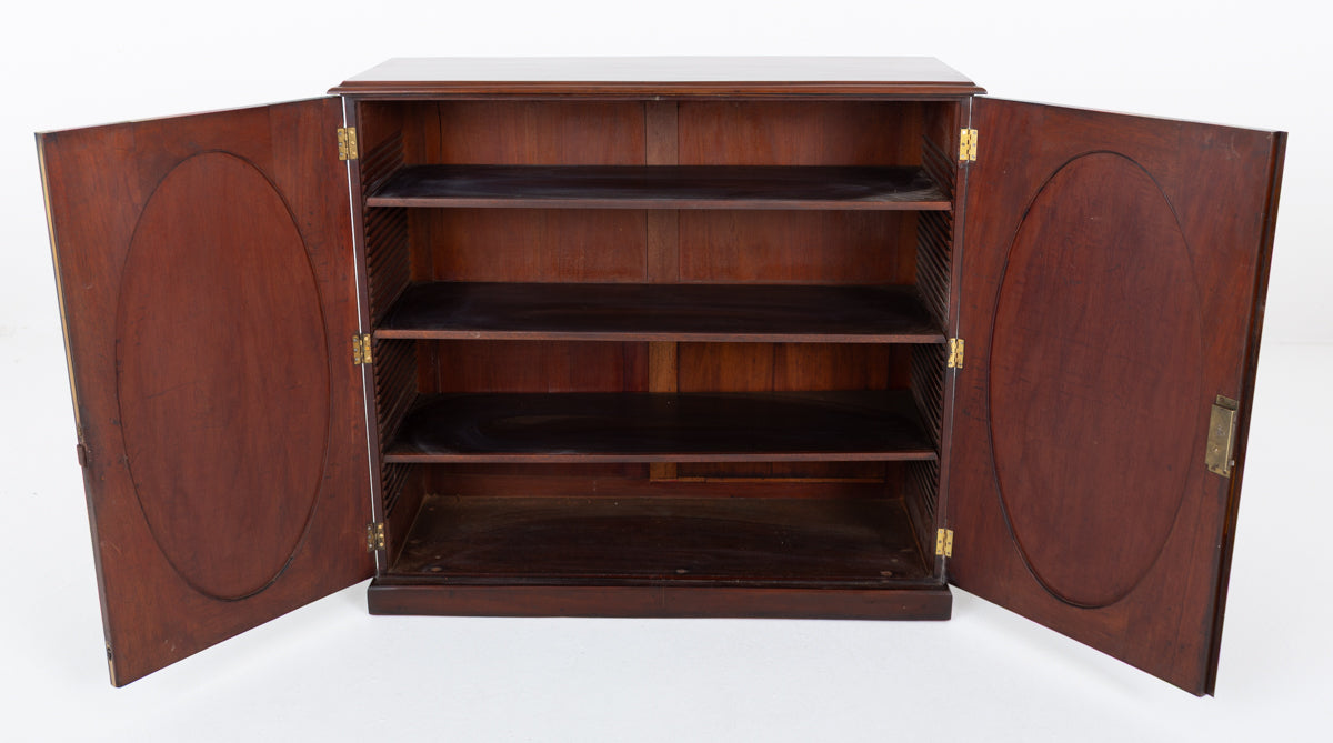 Georgian Mahogany 2 Door Side Cabinet