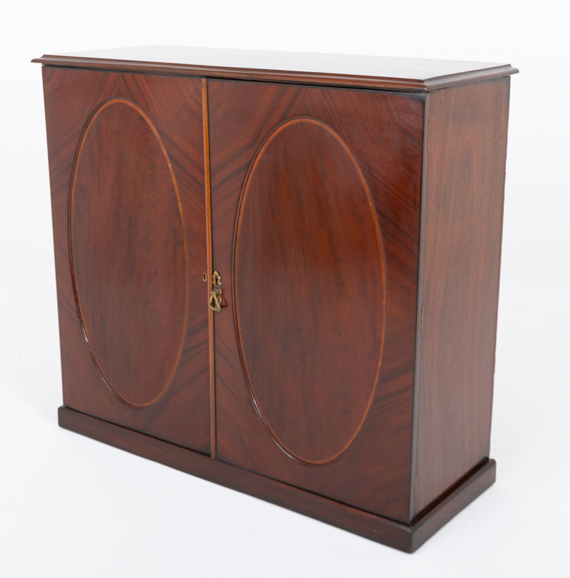Georgian Mahogany 2 Door Side Cabinet