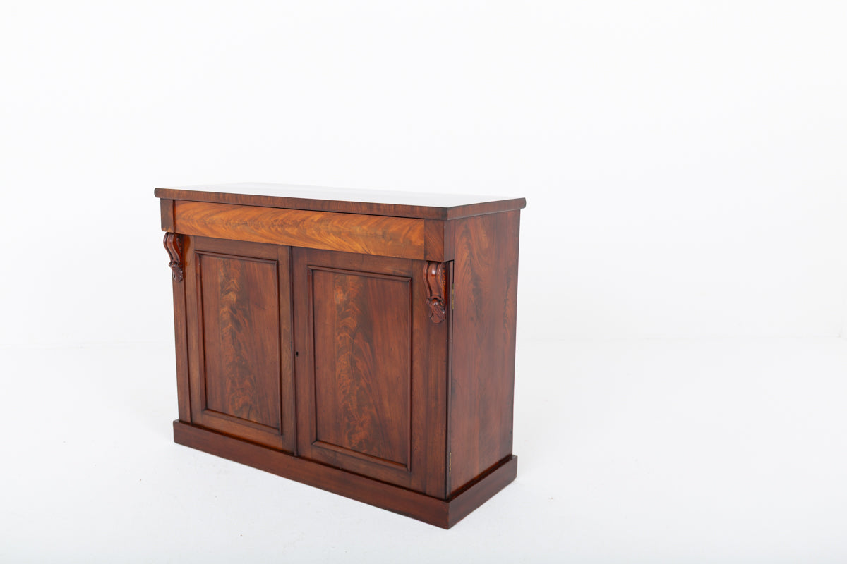 Mahogany Victorian 2 Door Side Cabinet