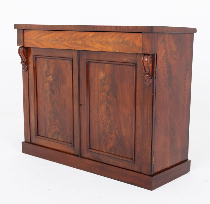Mahogany Victorian 2 Door Side Cabinet