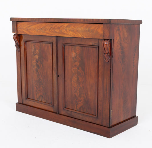 Mahogany Victorian 2 Door Side Cabinet