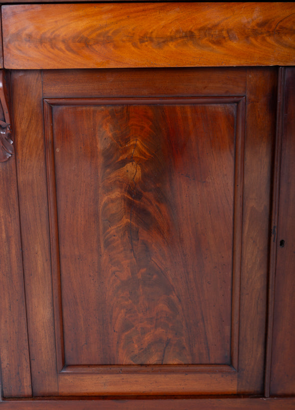 Mahogany Victorian 2 Door Side Cabinet