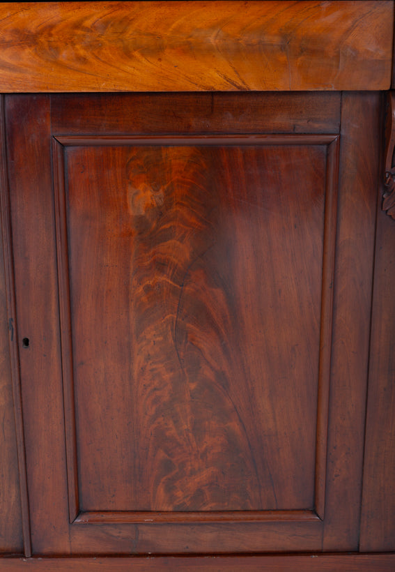 Mahogany Victorian 2 Door Side Cabinet
