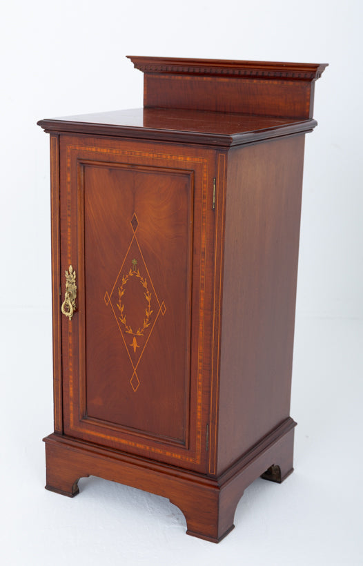 Sheraton Revival Mahogany Bedside Cabinet
