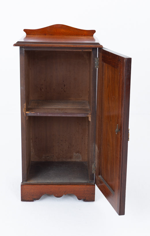 Late Victorian Walnut Bedside Cabinet