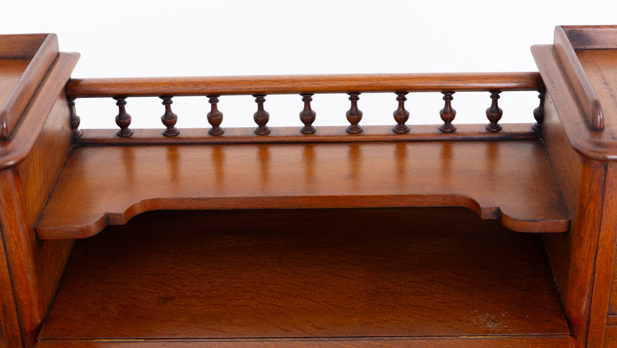 Victorian Oak Dickens Desk