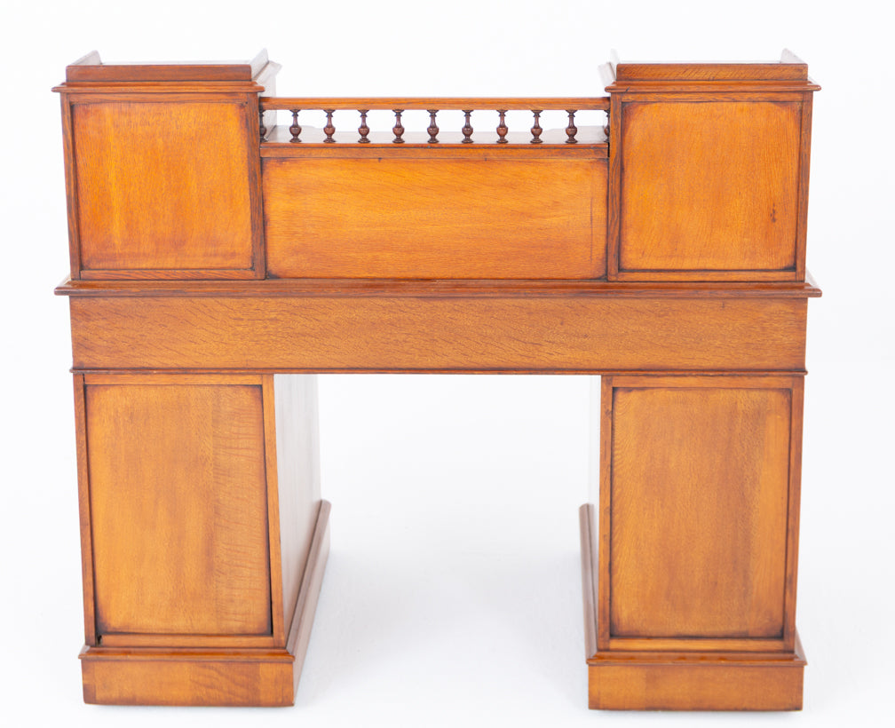 Victorian Oak Dickens Desk