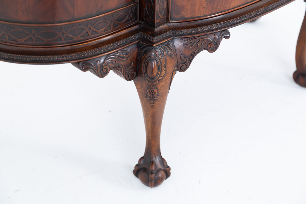 Mahogany Chippendale Style Side Cabinet