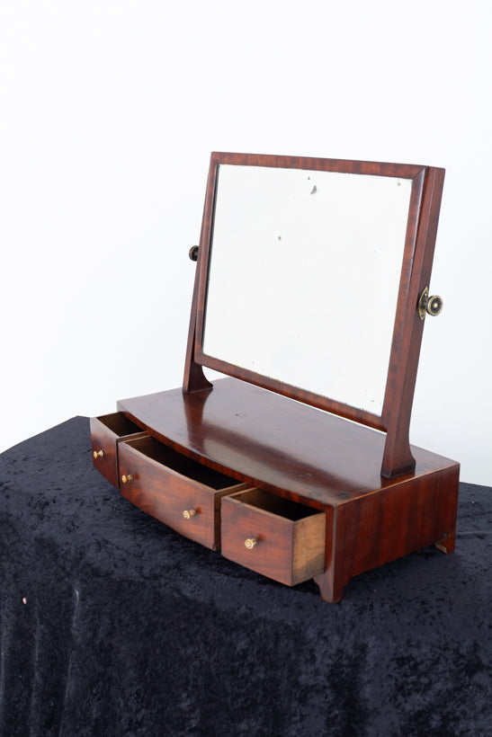 Regency Mahogany Toilet Mirror