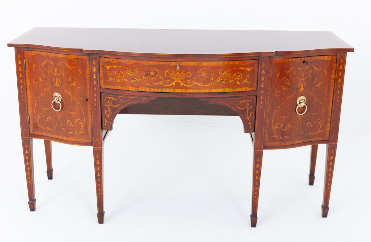 Impressive Sheraton Revival Mahogany Sideboard