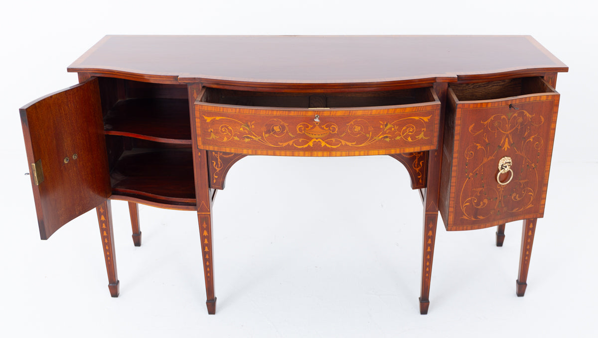 Impressive Sheraton Revival Mahogany Sideboard