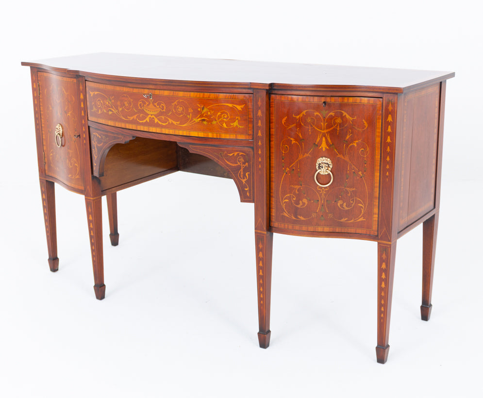 Impressive Sheraton Revival Mahogany Sideboard