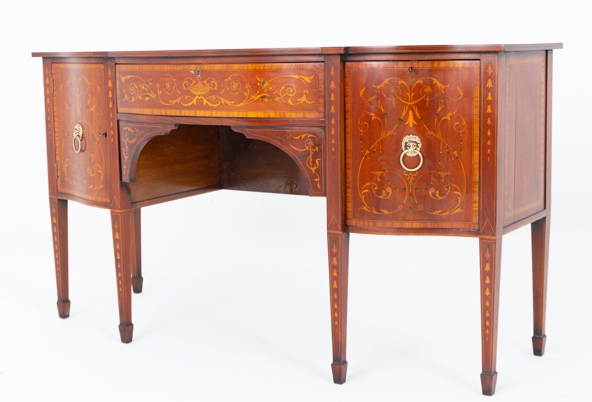 Impressive Sheraton Revival Mahogany Sideboard