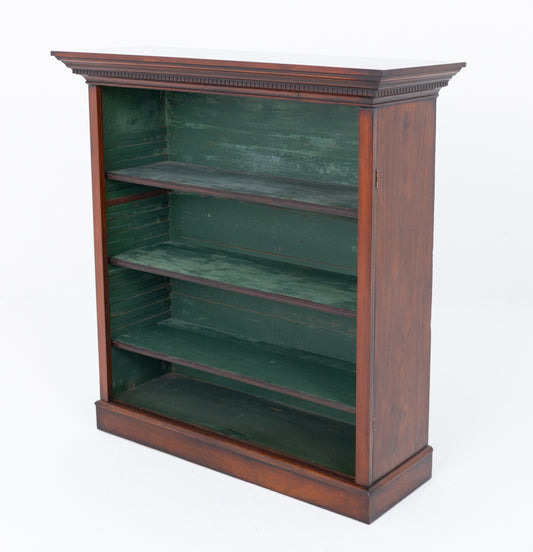 Georgian Mahogany Open Bookcase