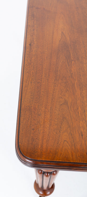 Victorian Walnut Extending Dining Table.