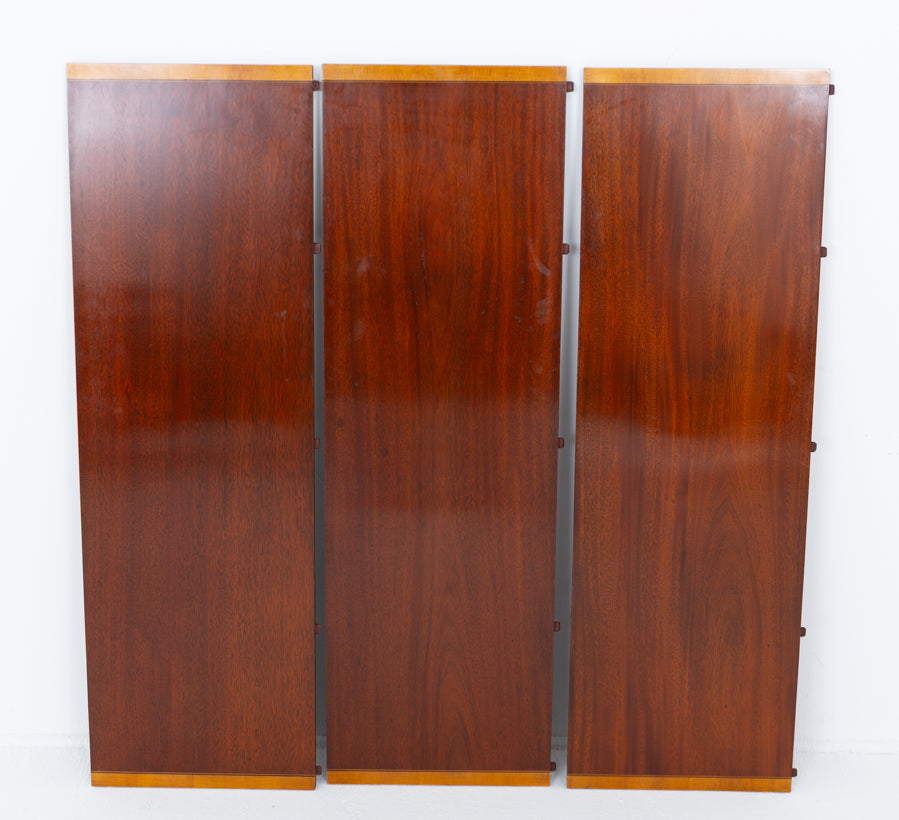 Sheraton Revival Mahogany Inlaid Extending Dining Table