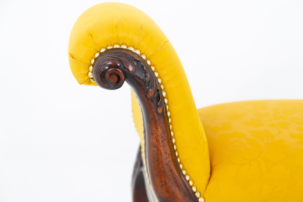 Pair of Hepplewhite Style Mahogany Window Seats