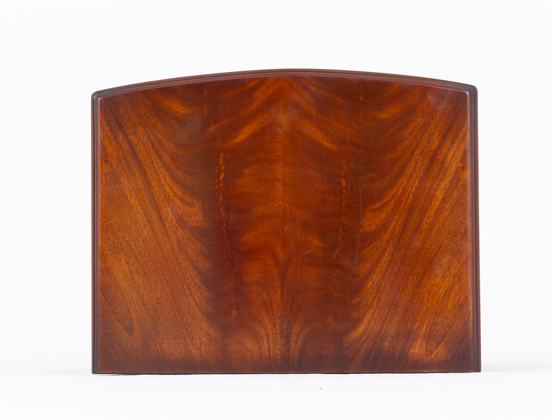 Mahogany Bow Front Bedside Cabinet