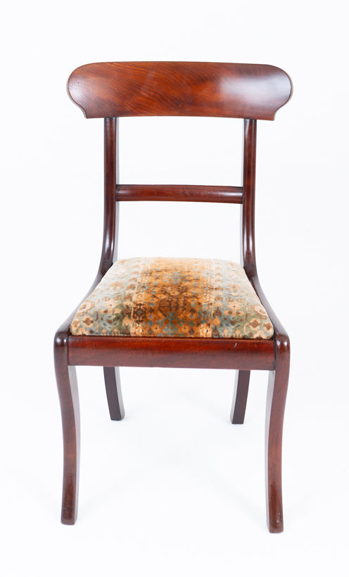 Set of 6 Mahogany Regency Dining Chairs
