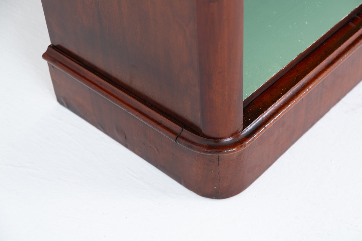 Large Victorian Mahogany Breakfront Open Bookcase