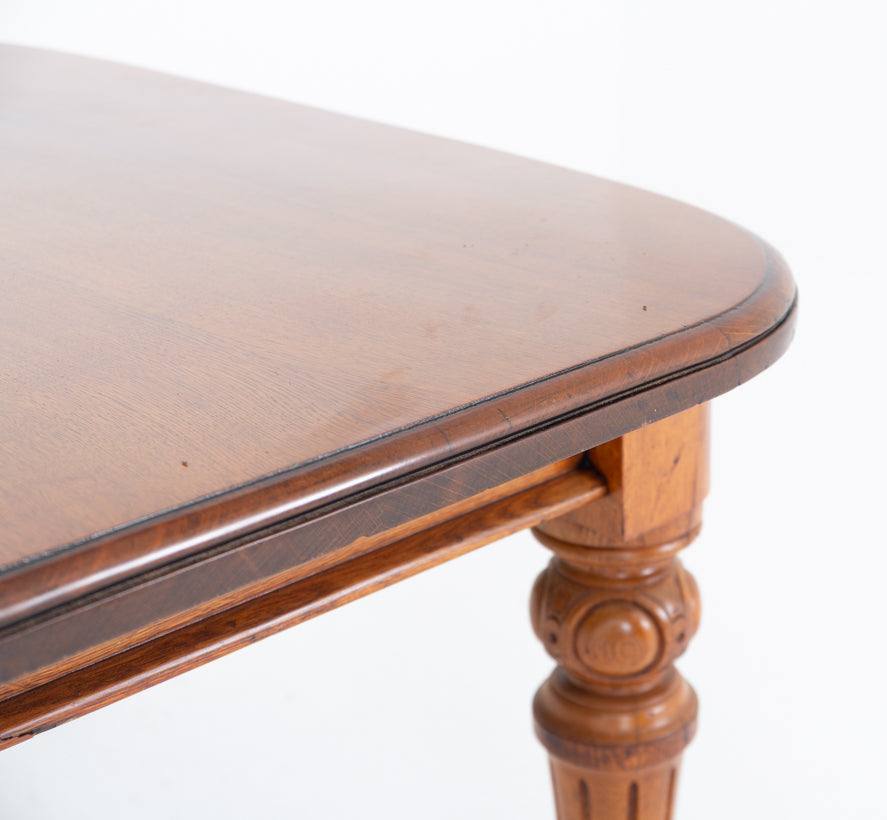 Blonde Oak Victorian Extending Dining Table