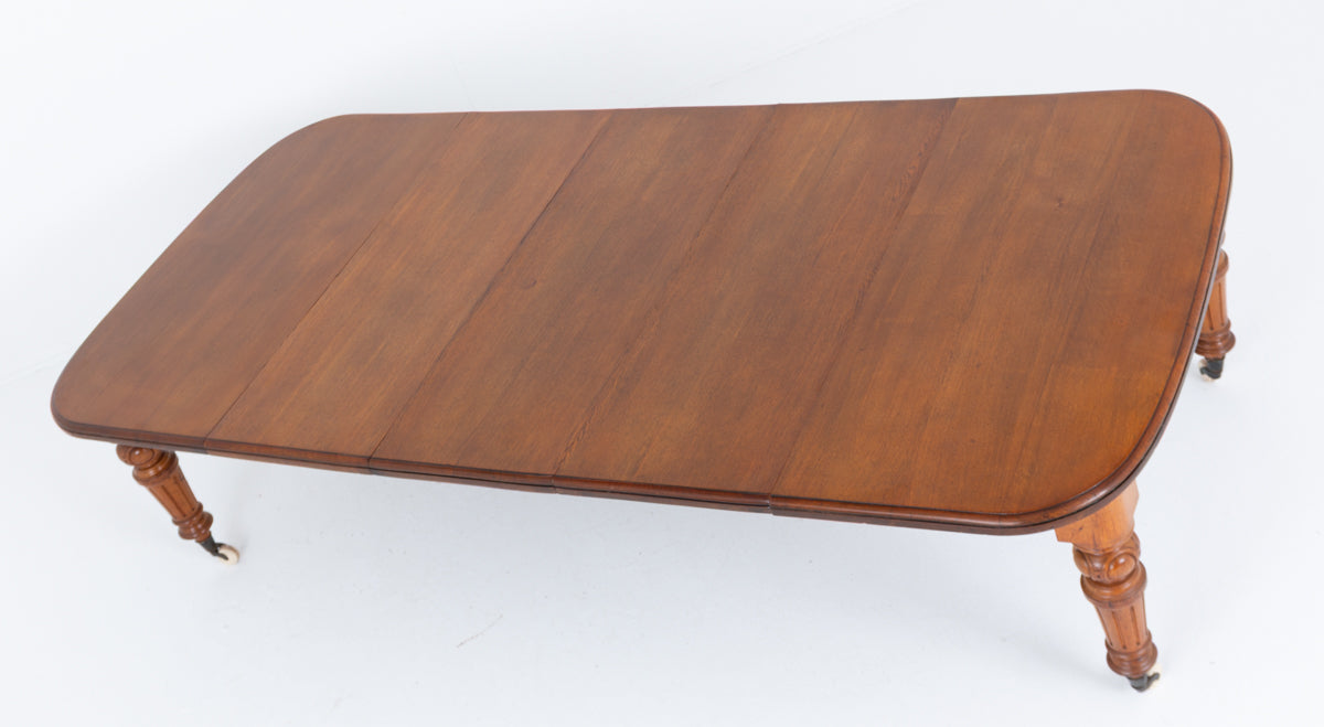 Blonde Oak Victorian Extending Dining Table