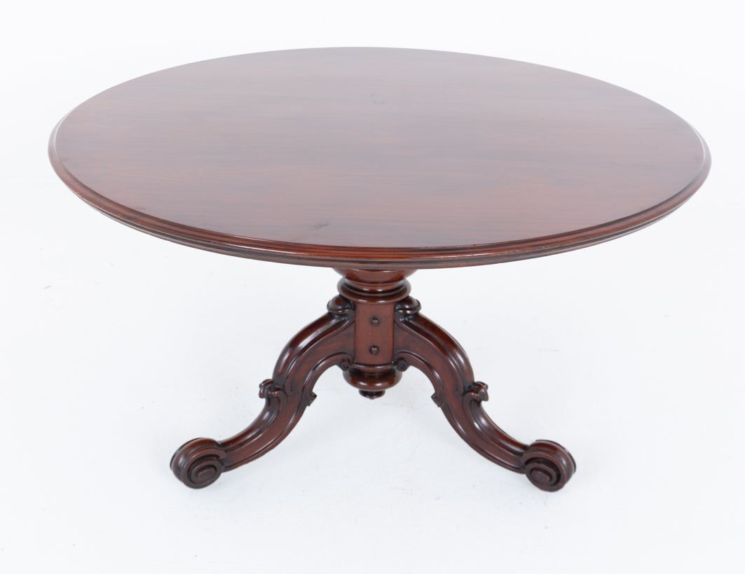 Quality Victorian Mahogany Circular Dining Table