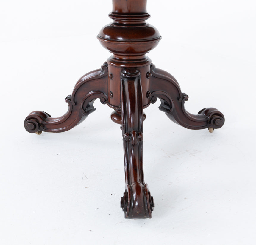 Quality Victorian Mahogany Circular Dining Table