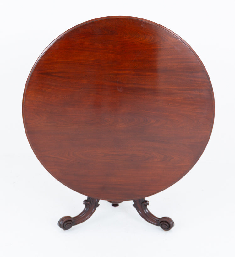 Quality Victorian Mahogany Circular Dining Table