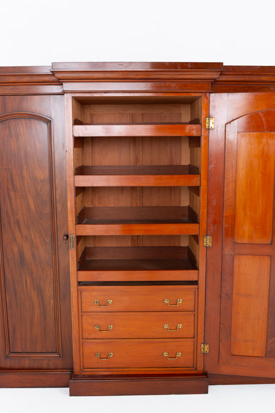 Victorian Mahogany Gentleman's Wardrobe