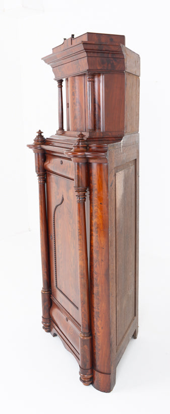 Mahogany Biedermeier Corner Cabinet